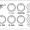 Acoustic Image Double Bass Amp - Clarus SL Front Diagram