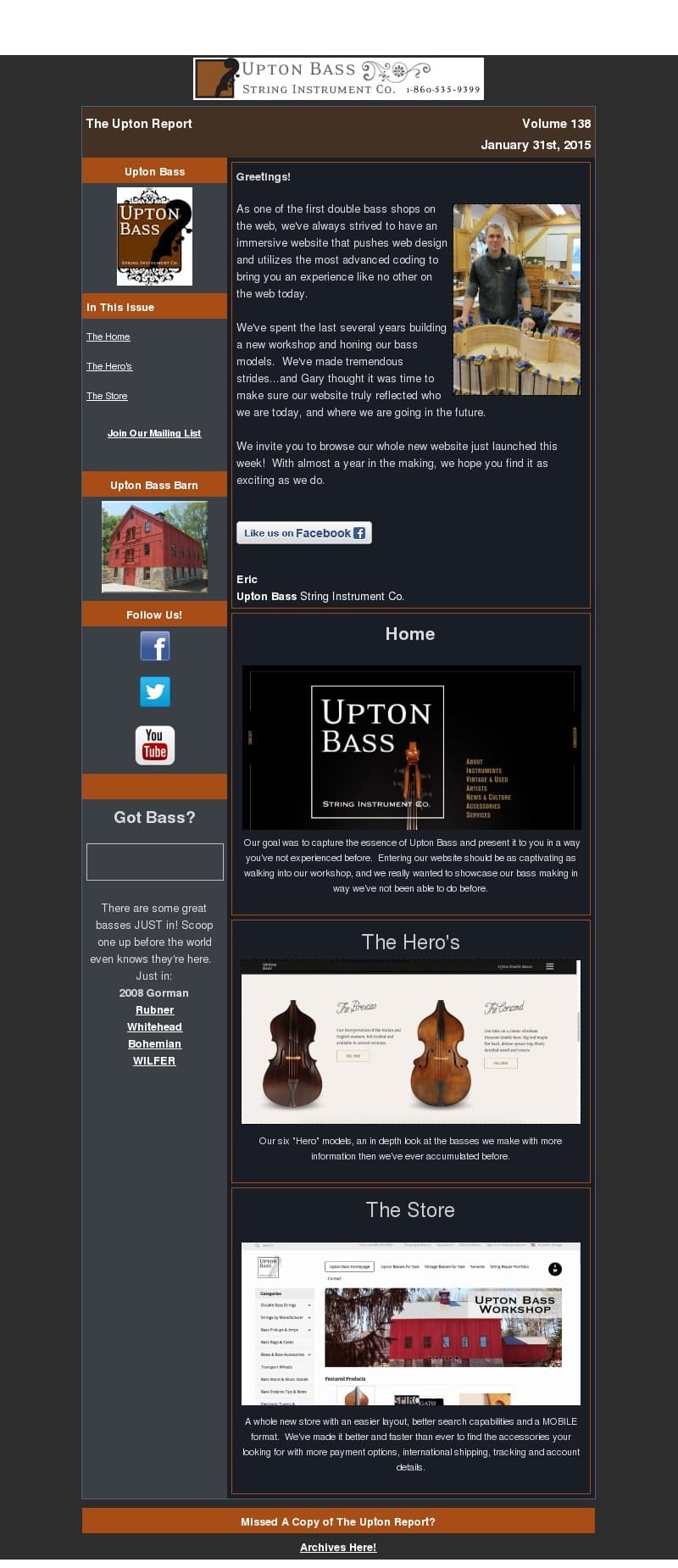 The Upton Report Vol.138