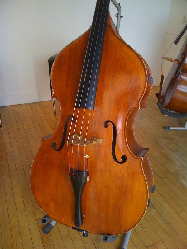 SOLD! Carved Eastern European Double Bass