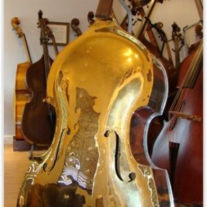 SOLD: Pfretszchner Aluminum "Gold Top" Double Bass