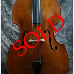 SOLD: Fully Carved Czech Bohemian Bass