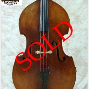 SOLD - Juzek Double Bass 1950s