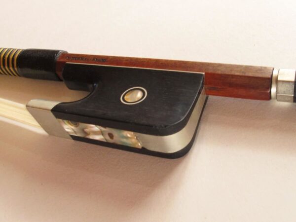 SOLD: Brazilian Pernambuco Double Bass Bow, French Style