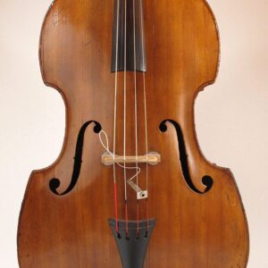 Czech Bohemian Fully Carved Double Bass 20th Century