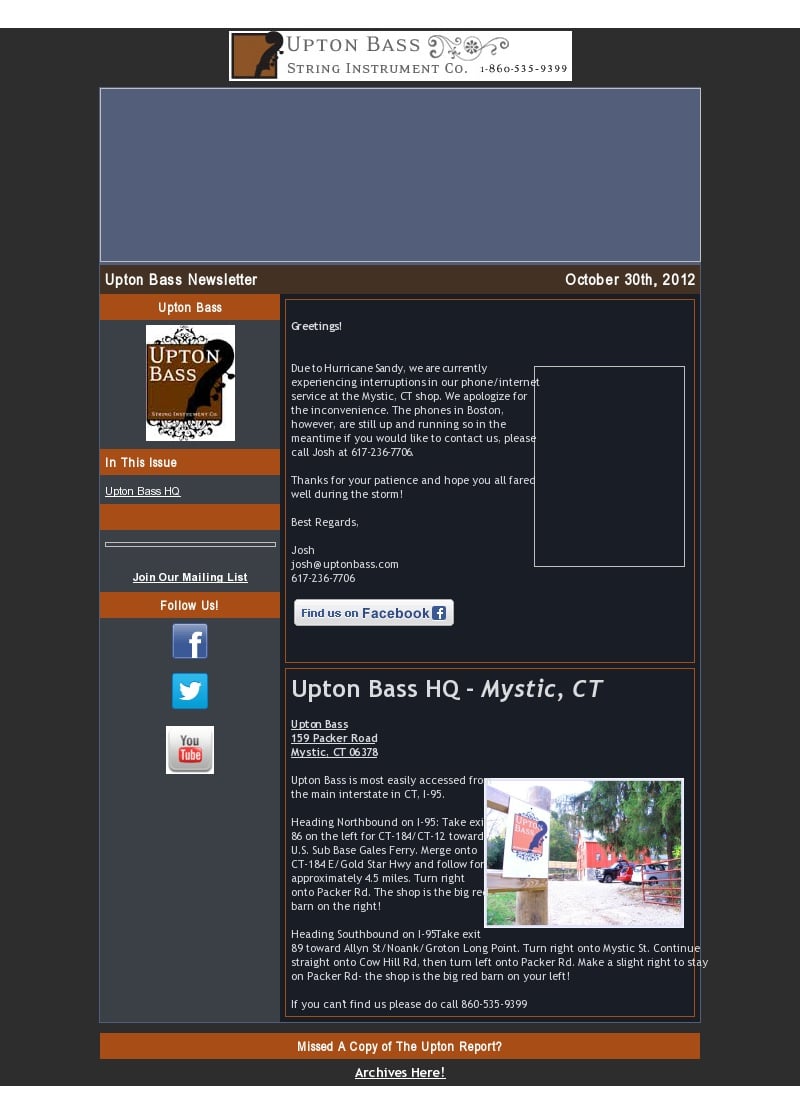 Copy of The Upton Report vol. 77