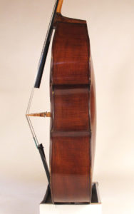 Kai Arvi Double Bass 1982 ribs treble side
