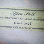 Bjorn Stoll Double Bass