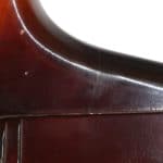 Kay C-1 upright bass neck crack