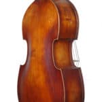 Juzek Double Bass 5/8ths Back Angle