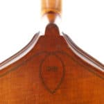 King Mortone double bass 1937 neck heel