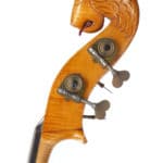 King Mortone double bass lions head side