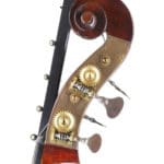 Mirecourt double bass scroll side