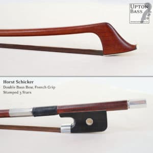 Horst Schicker double bass bow French