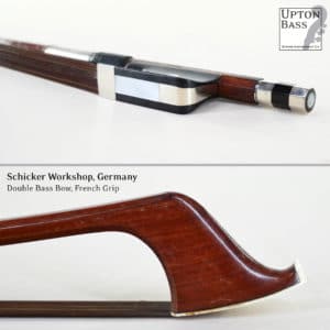 Schicker double bass bow French grip