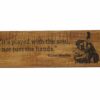 Victor Wooten Bass Quote Wood Burn