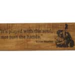 Victor Wooten Bass Quote Wood Burn