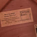 Upton Brescian double bass label