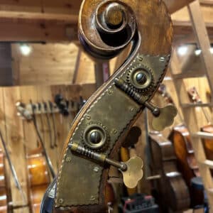 Otto Rubner double bass 1938 Scroll