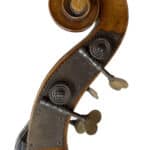 double bass tuner head side view