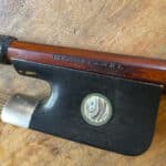 Kolstein & Son N.Y. engraved on double bass bow
