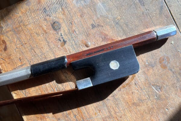 double bass bow end