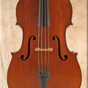 SOLD: Czech/Hungarian Carved Double Bass
