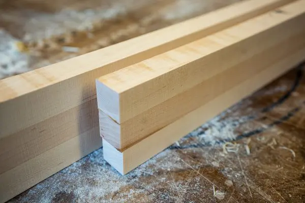 Neck blank for the Build Bass course