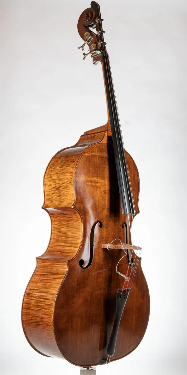 Donald Gorman 2007 double bass, 3/4 view