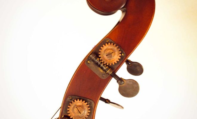 Antiqued Tuners on Upton Basses