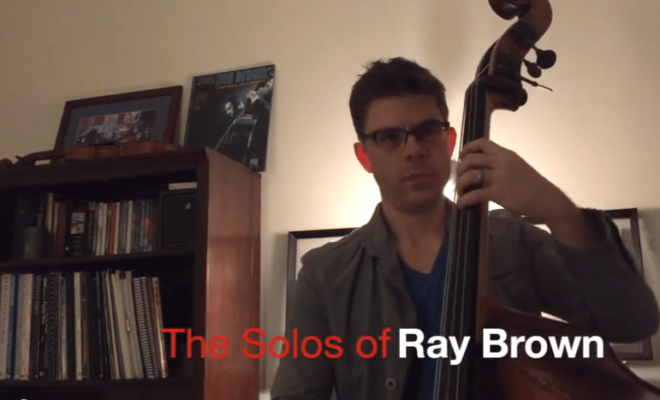 Matt Rybicki Plays Ray Brown Solos on his Upton Bass
