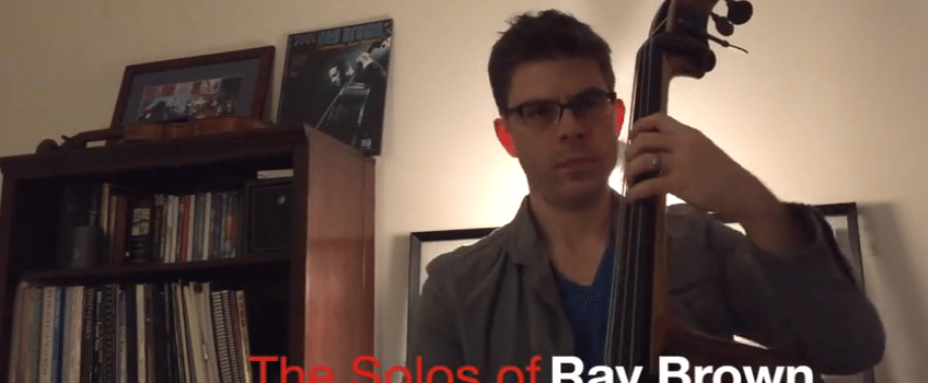 Matt Rybicki Plays Ray Brown Solos on his Upton Bass