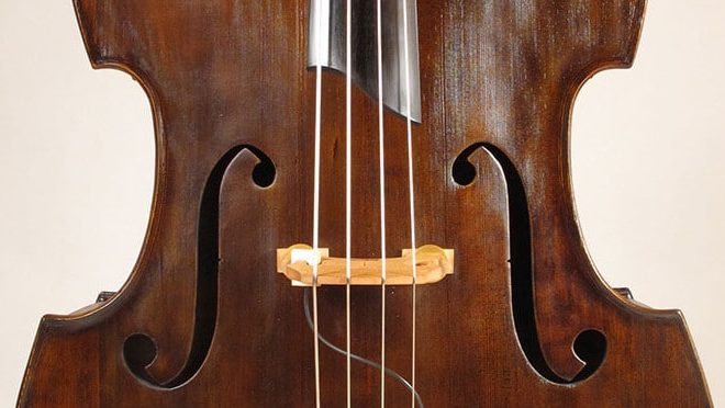 Homolka Double Bass Restored by Upton Bass