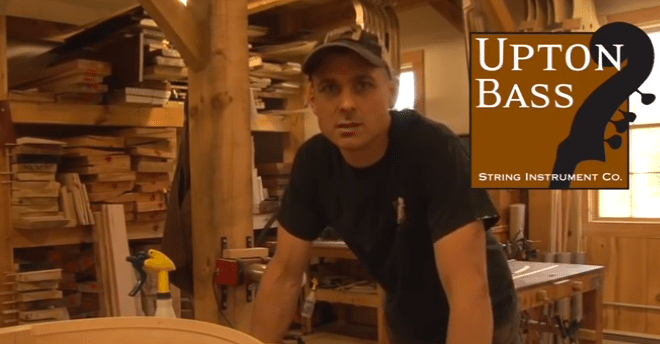 Eric Roy of Upton Bass bending exterior linings for Concord Model, Busetto Corners
