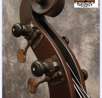 Individual Antiqued Ebony Peg Bass Tuning Machines