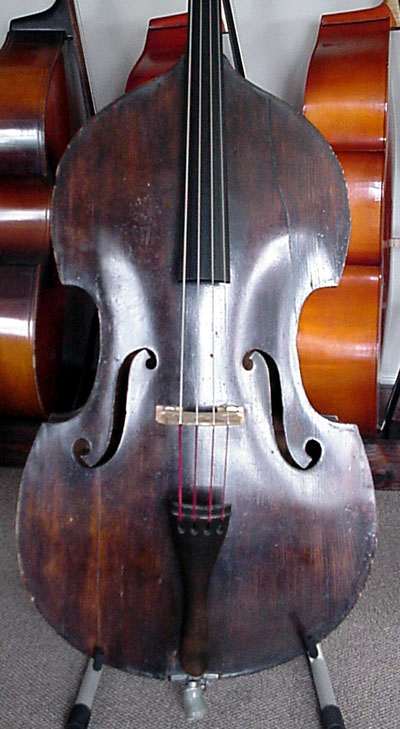 SOLD: Mittenwald Flat Back Double Bass CA 1890 SOLD