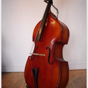 SOLD! Romanian Flatback Carved Double Bass