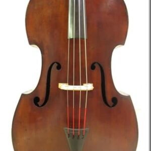 SOLD: French Guild LEFTY Flatback Carved Double Bass