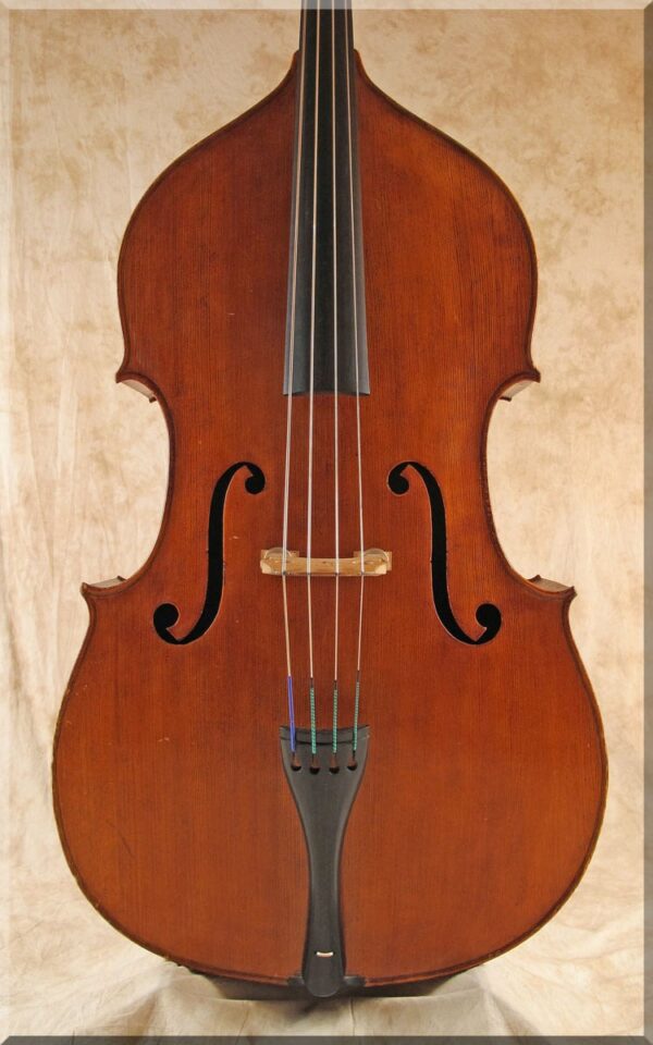 SOLD: Czech/Hungarian Carved Double Bass
