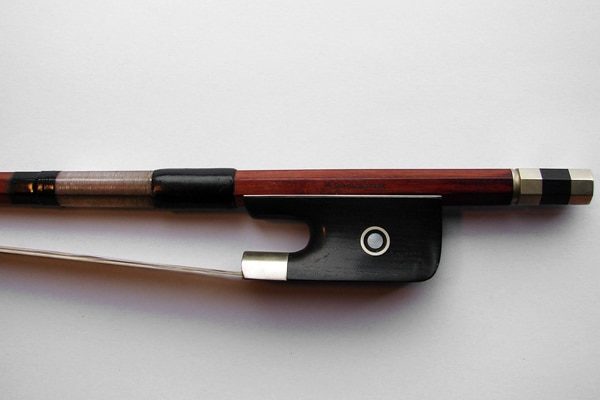 SOLD: A. Schroetter French Style Pernambuco Double Bass Bow