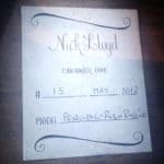 Nick Lloyd Double Bass 2012