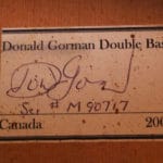 Donald Gorman Double Bass