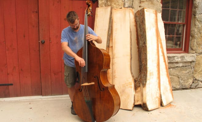 Double Basses By Upton Bass New Vintage Used Upright Basses For Sale