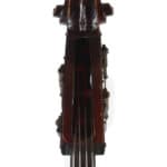 Kay C-1 upright bass scroll front