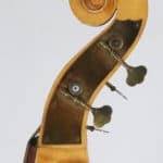 Kay M1B Bass Viol 1950 Scroll Side