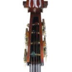 Luciano Golia double bass scroll front