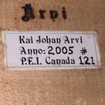 Arvi double bass label