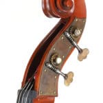 Lou DiLeone double bass front angle scroll