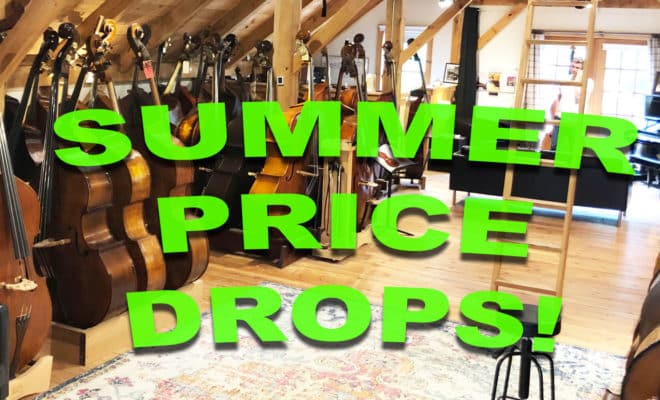 Summer Price Drops on Basses!