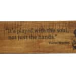 Victor Wooten Bass Quote Wood Burn