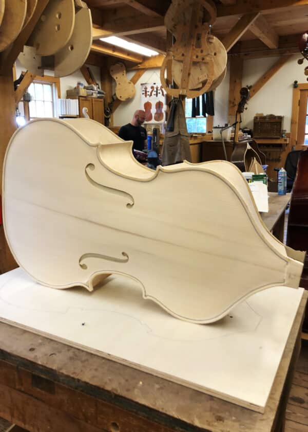 Brescian double bass build at UB